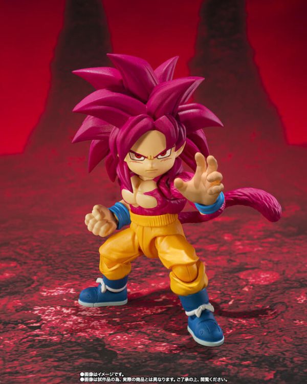 12月預購 S.H.Figuarts SHF 七龍珠 超級賽亞人4 孫悟空 (MINI)-DAIMA- 可動完成品 