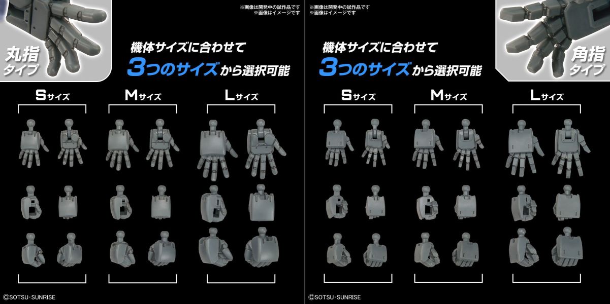 6月預購 萬代 配件套組 鋼彈模型 製作家手掌03-04 6月預購 萬代 配件套組 鋼彈模型 製作家手掌03-04