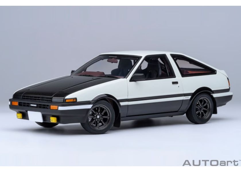 2025年12月預購 AUTOart 1/18 Toyota 豐田 Sprinter Trueno (AE86) 頭文字D」“Project D” 最終樣式 (30th ANNIVERSARY) 完成品 