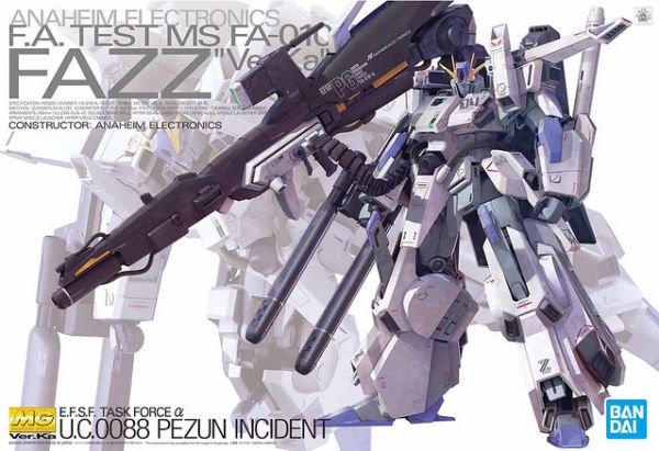 10月預購 萬代 MG 1/100 鋼彈前哨戰 FAZZ Ver.Ka 再販 組裝模型 
