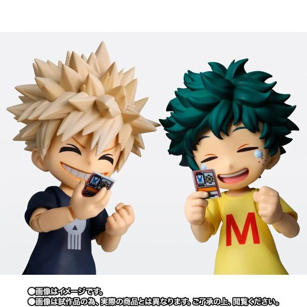 27年5月預購 魂商店限定 S.H.Figuarts SHF 我的英雄學院 綠谷出久 & 爆豪勝己 童年套組 可動完成品 