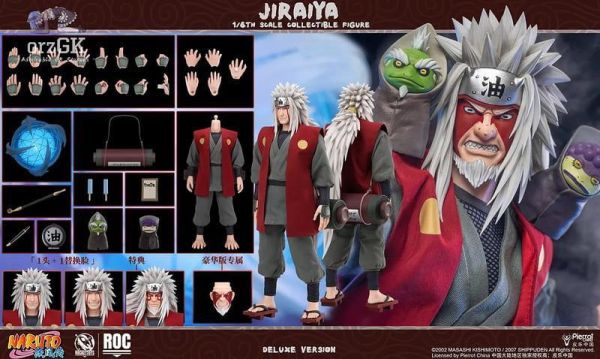 2027年第三季預購 ROCKETTOYS 1/6《火影忍者 疾風傳》Jiraiya 自來也 豪華版 ROC-020 可動人偶 