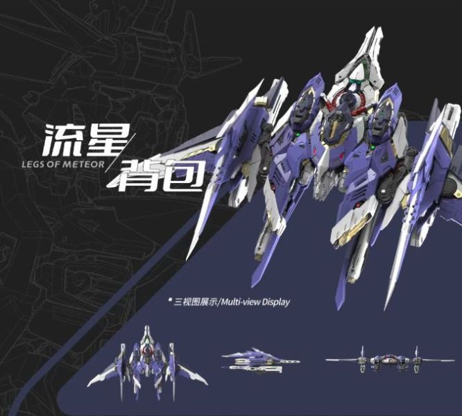 2026年第二季預購 萬象聚變 1/100 TMS 流星 合金骨架 組裝模型 