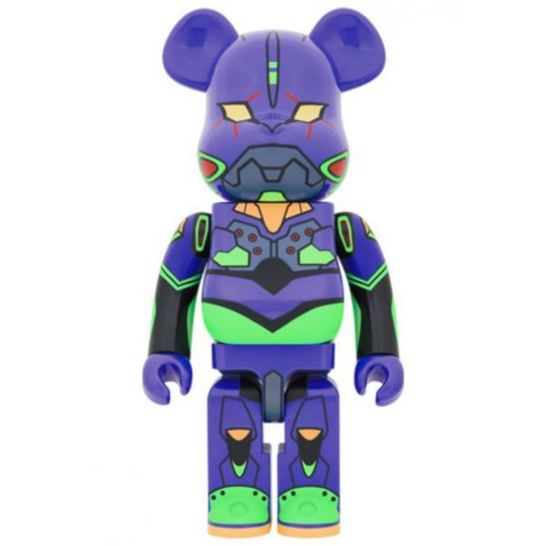 [現貨] 清倉大特價 MEDICOM 庫柏力克熊 BE@RBRICK 福音戰士 EVA 1000% 初號機 New Paint Ver. + 1000% 初號機 覺醒 塗裝完成品 