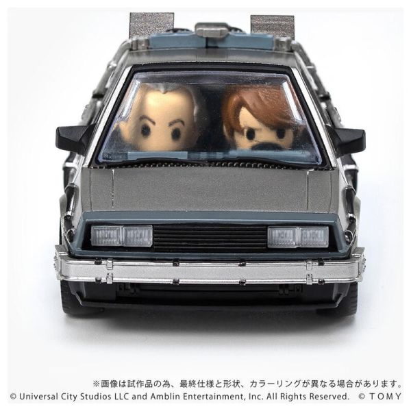 2026年2月預購 TAKARATOMY T-SPARK QV-01 回到未來1 Part1  時光車 時光機 塗裝完成品 