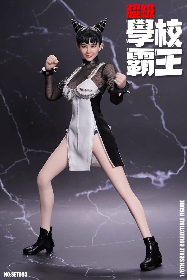 2026年第四季預購 SUPER DUCK 新品：1/6學校霸王格鬥女神（NO:SET093） 可動人偶 