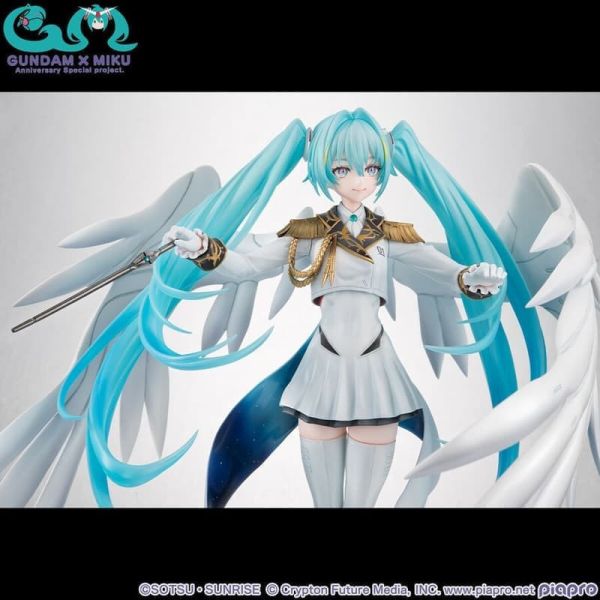 2026年6月預購 MEGAHOUSE MH限定 Lucrea 鋼彈X初音 MIKU 初音未來 X 飛翼鋼彈零式 EW 塗裝完成品 