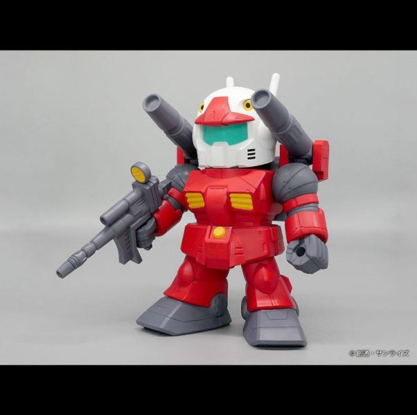 [現貨] Jumbo Soft Vinyl Figure SD RX-77-2 Guncannon 鋼加農 可動塗裝完成品 