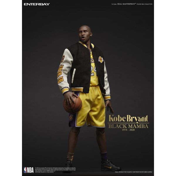 [現貨] 清倉特價 ENTERBAY 1/6 NBA公仔 黑曼巴紀念款 湖人隊 Kobe Bryant  可動完成品 
