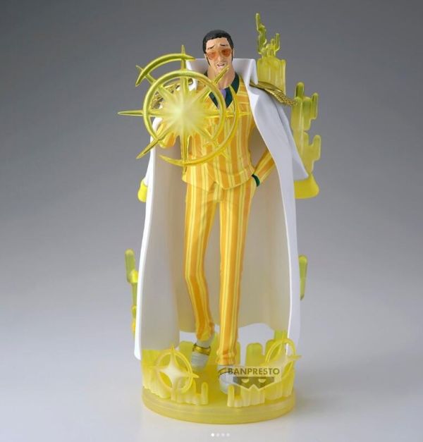 11月預購 BANPRESTO 景品 海外限定 航海王/海賊王 THE出航 絕對的正義 三大將 黃猿 波爾薩利諾 特別版 塗裝完成品 