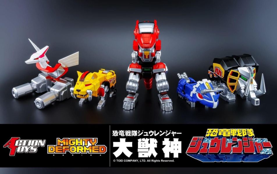 2024年第二季預購 Action Toys MIGHTY DEFORMED 恐龍戰隊 大獸神 合體變形 可動完成品 Action Toys MIGHTY DEFORMED 大獸神 合體變形 可動完成品