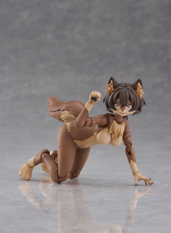 2026年2月預購 AOSHIMA 青島 KEMOPLA 獸普拉 1/12 No.KP-01R 日本狼 獸娘 組裝模型 