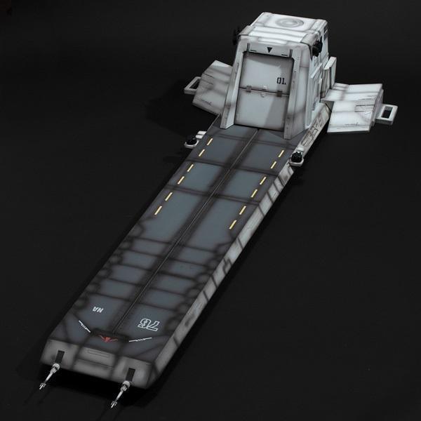 8月預購 MH R.M.S 機動戰士鋼彈UC 1/144 HG用 新阿卡馬彈射甲板UC 塗裝完成品 