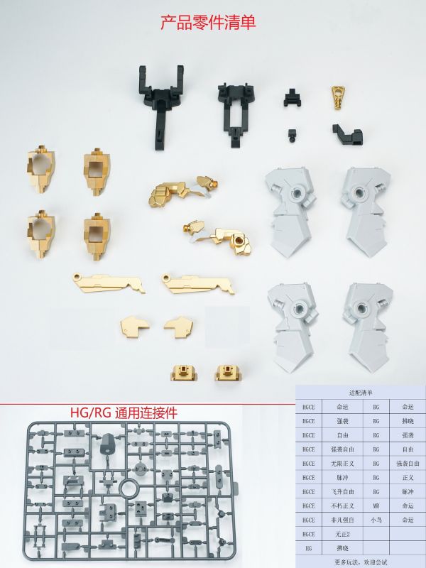 10月預購 EW MR/RG/HG 1/144 宙斯魅影 配件包 拓展零件 