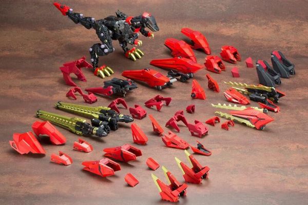 [現貨] 新品特價 壽屋 1/72 ZOIDS 洛伊德 限定版 EZ-049 狂暴戰龍 紅色疾風 龍鬼 組裝模型 