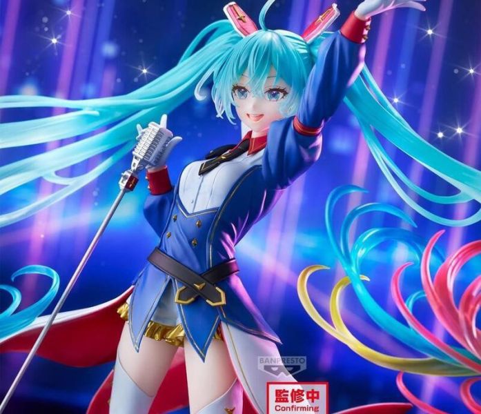 12月預購 BANPRESTO 景品 鋼彈45周年 BANPRESTO EVOLVE 初音未來 塗裝完成品 (高度約21公分) 