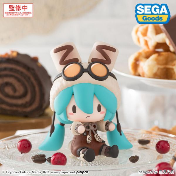 9月預購 SEGA 景品 初音未來 棉花糖熱可可Ver. 坐姿公仔 塗裝完成品 