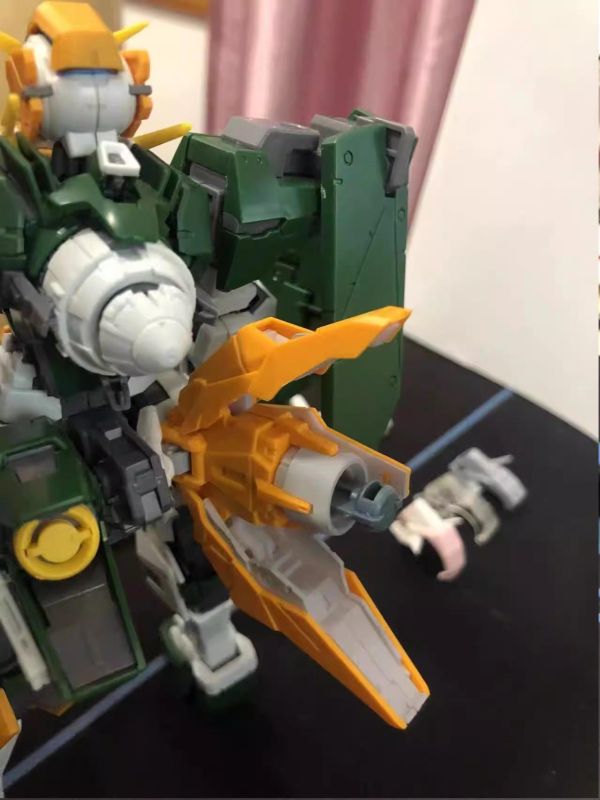 [現貨] 清倉特價 XX模型 MG 1/100 力天使鋼彈 專用 強化裝甲套件+狙擊槍+水貼 組裝模型 (不含本體) 