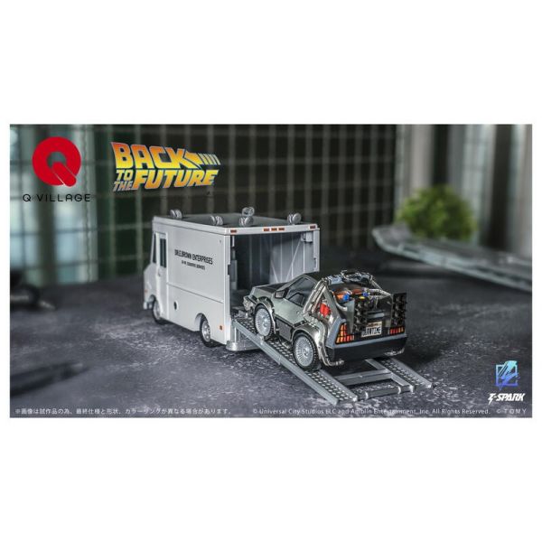 2026年2月預購 TAKARATOMY T-SPARK QV-04 回到未來1 Part1 時光車 時光機 DX套組 塗裝完成品 
