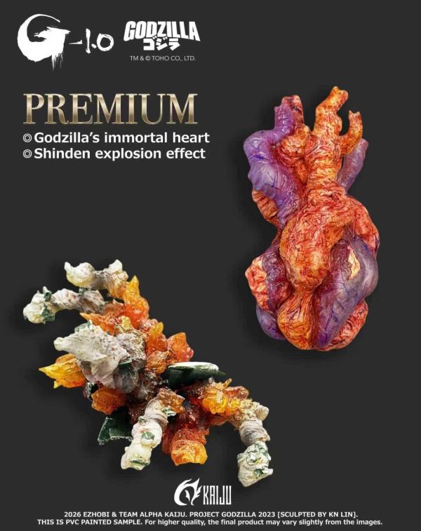 2026年第四季 EZHOBI Aks-1.0哥吉拉 終極咆哮 灰色背鰭 ver. 塗裝完成品 