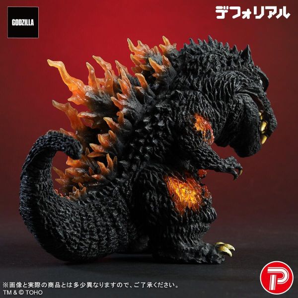 10月預購 魂商店限定 X-PLUS DefoReal 新宿炎上 紅蓮千禧哥吉拉 塗裝完成品 