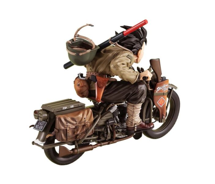 2026年5月預購 MEGAHOUSE MH限定 DESKTOP REAL McCOY EX 七龍珠Z 扉頁插圖 孫悟空&摩托車 塗裝完成品 