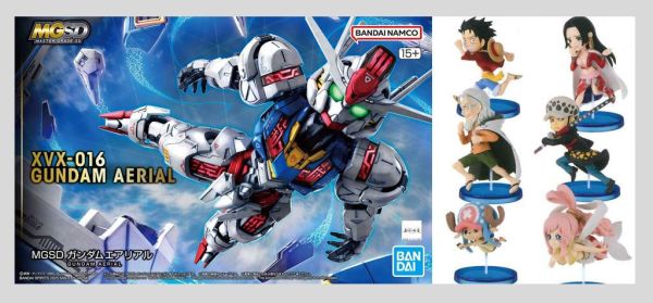 [即將到貨]清倉特價 MGSD 風靈鋼彈 + Banpresto 景品 WCF 海賊王 歷史接力 20週年 Vol.4(一套6款) 