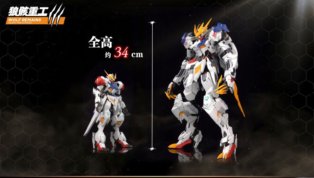 2月預購 狼骸重工 1/60 洛加爾 合金骨架 組裝模型 附首批特典披風 