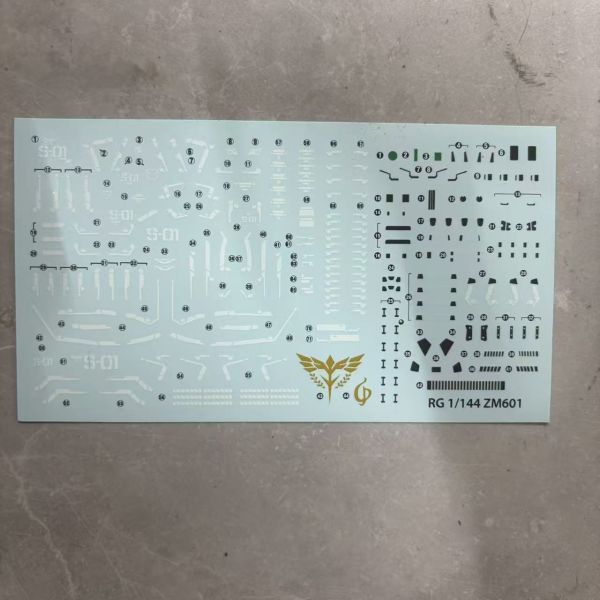 11月預購 四海模型 1/144 RG沙 電鍍版 組裝模型 附水貼兩張 