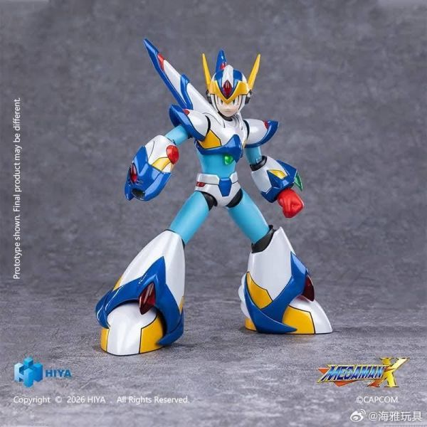 2027年第一季預購 HIYA 海雅 洛克人X系列 艾克斯 獵鷹裝甲版 可動完成品 