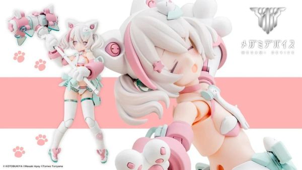 27年4月預購 壽屋 Megami Device 女神裝置 PUNI MOFU 白貓 組裝模型 