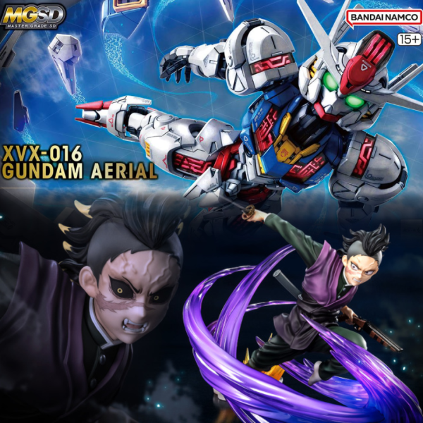 [即將到貨]清倉特價 MGSD 風靈鋼彈+Figuarts ZERO《鬼滅之刃》不死川玄彌 