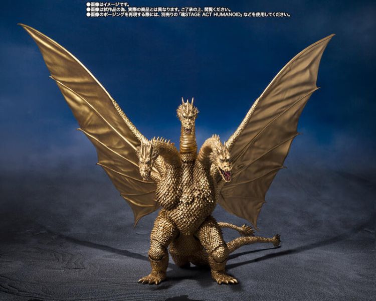 11月預購 S.H.MonsterArts SHM 地球攻擊命令 哥吉拉對蓋剛 王者基多拉 1972 可動完成品 