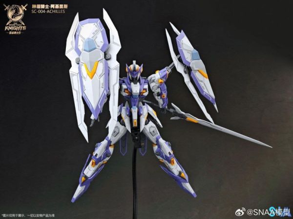 2025年第四季預購 SNAA模型 SC-004 圓桌騎士團 圓桌武士 神盾騎士 阿基里斯 組裝模型 