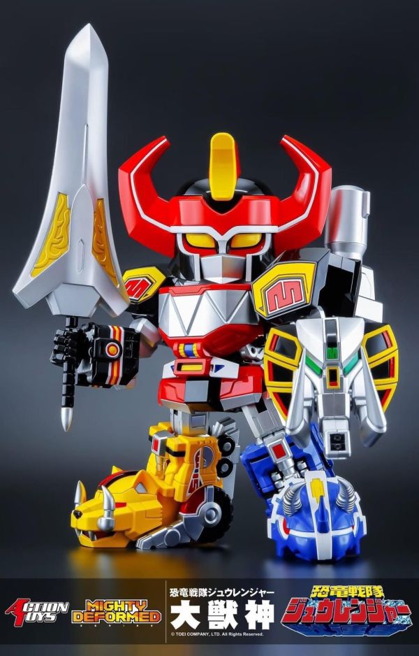 2024年第二季預購 Action Toys MIGHTY DEFORMED 恐龍戰隊 大獸神 合體變形 可動完成品 Action Toys MIGHTY DEFORMED 大獸神 合體變形 可動完成品