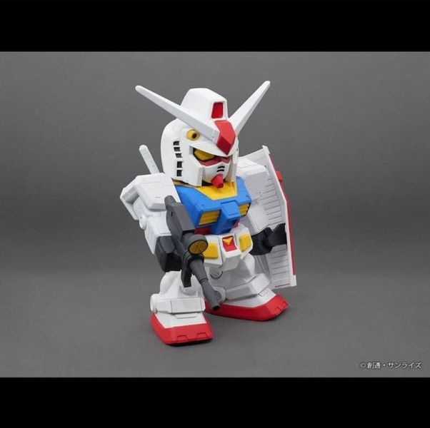 [現貨] Jumbo Soft Vinyl Figure SD RX-78-2 Gundam 初鋼 可動塗裝完成品 