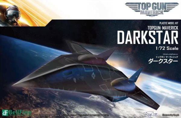 10月預購 Bell Fine 1/72 捍衛戰士 獨行俠 暗星 Maverick Darkstar 組裝模型 
