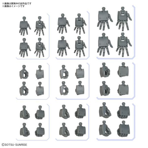 6月預購 萬代 配件套組 鋼彈模型 製作家手掌03-04 6月預購 萬代 配件套組 鋼彈模型 製作家手掌03-04