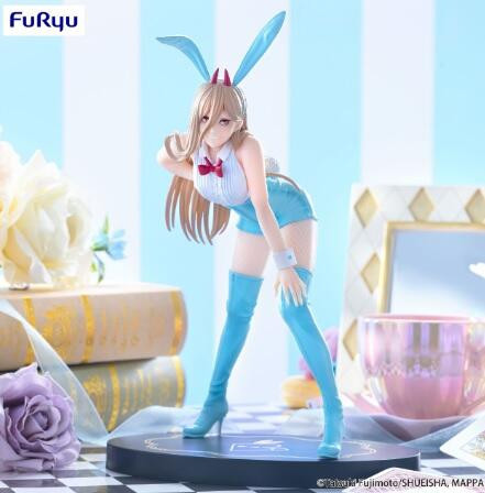 7月預購 Furyu 景品 鏈鋸人 BiCute Bunnies 帕瓦 亮藍色ver. 塗裝完成品 
