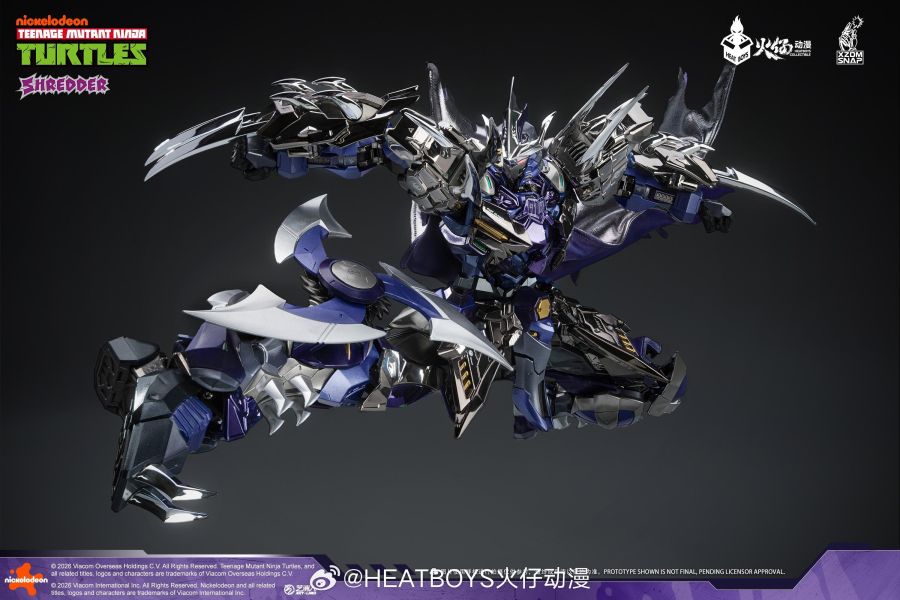 2027年第二季預購 HEATBOYS MECHAHEAT HB0119 忍者龜 施瑞德 電鍍版 合金機甲 可動完成品 
