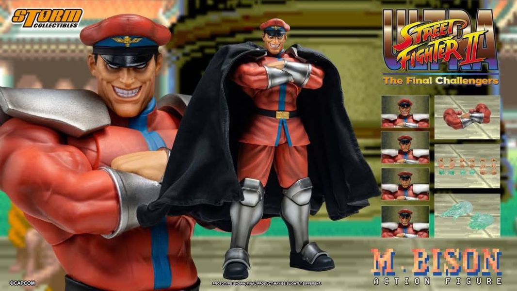 2025年第四季預購 STORM TOYS 1/12 快打旋風2 街頭霸王2 最終大魔王 拜森.貝卡/貝加 將軍 可動完成品 