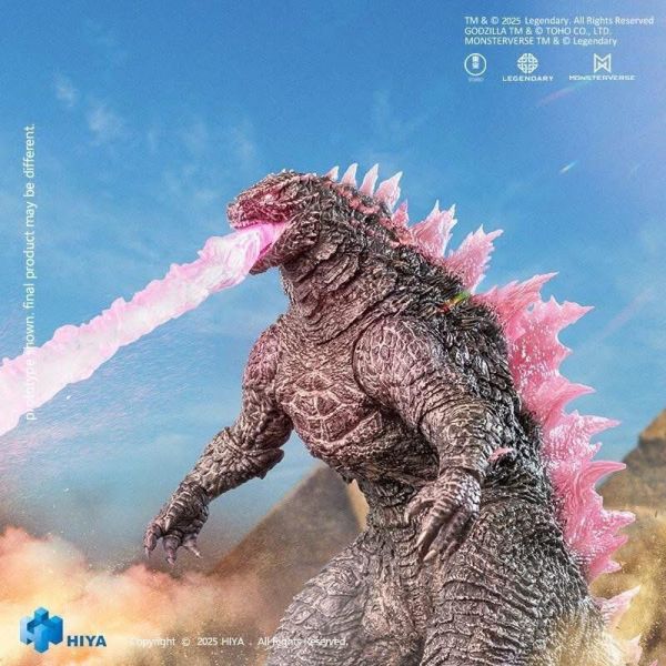 2026年第一季預購 海雅 HIYA 哥吉拉與金剛：新帝國 熱線充能哥吉拉 進化版 可動完成品 