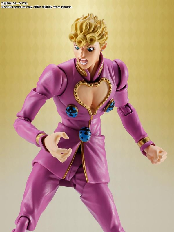 11月預購 S.H.Figuarts SHF JoJo的奇妙冒險第五部黃金之風 喬魯諾·喬巴拿 可動完成品 