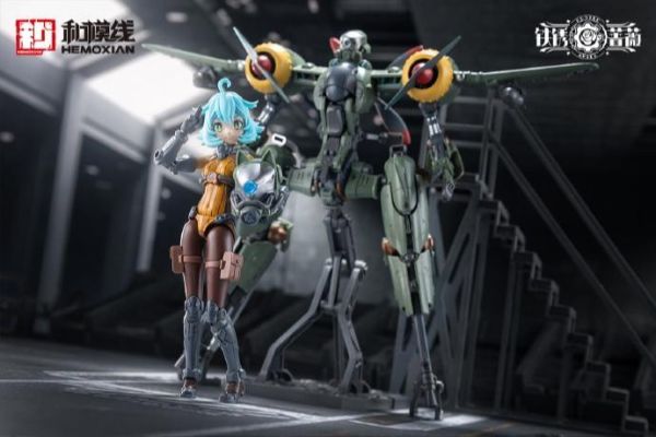 2026年第三季預購 和模線 1/12《鐵鏽薔薇》蘭德·科茜基妮 機娘 組裝模型 