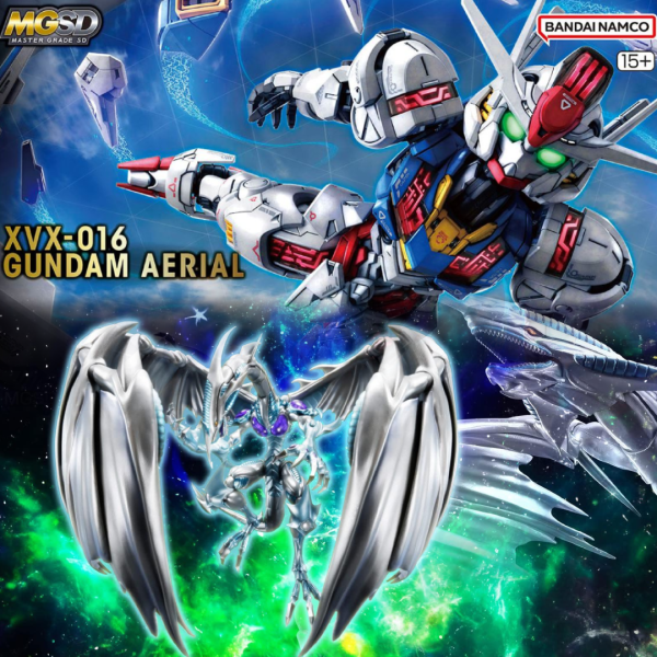 [即將到貨]清倉特價 MGSD 風靈鋼彈+S.H.MonsterArts SHM 遊戲王5D's 星塵龍 可動完成品 