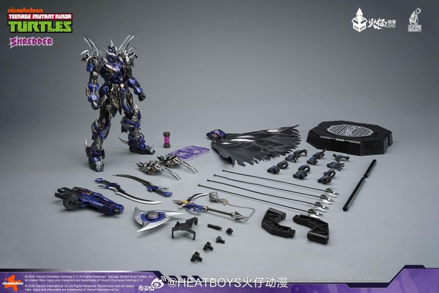 2027年第二季預購 HEATBOYS MECHAHEAT HB0119 忍者龜 施瑞德 電鍍版 合金機甲 可動完成品 