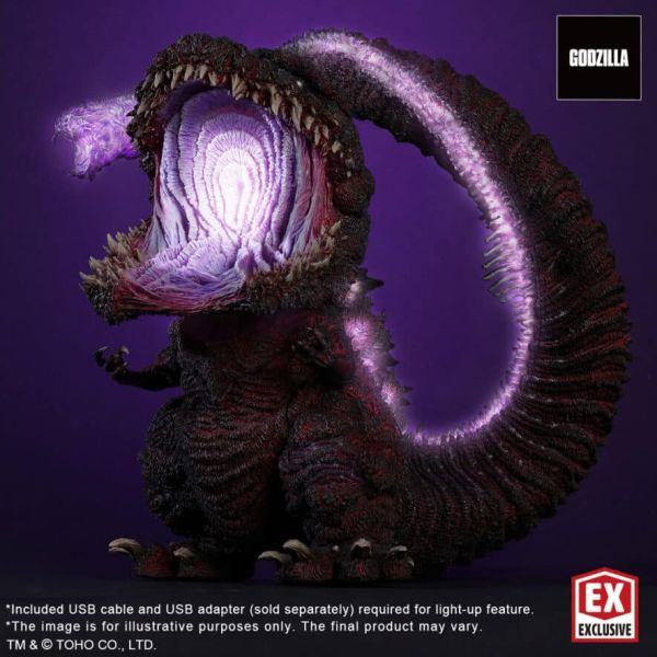 6月預購 X-PLUS 巨大系列 Q版 2016 覺醒真哥吉拉 少限發光版 塗裝完成品 