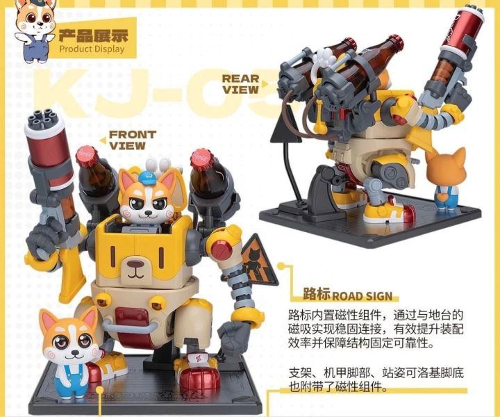2026年1月預購 和模線 貓狗特工 第一彈 可洛基COLAJI 組裝模型 