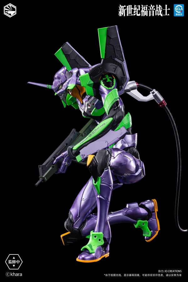 2027年第一季預購(需付訂金) 開天工作室 重機形 新世紀福音戰士 EVA 初號機 包膠式合金 可動完成品 