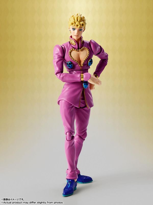11月預購 S.H.Figuarts SHF JoJo的奇妙冒險第五部黃金之風 喬魯諾·喬巴拿 可動完成品 